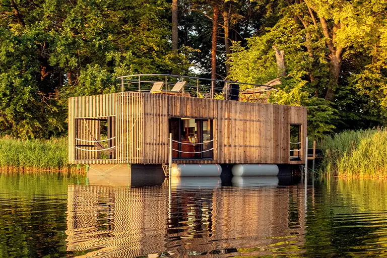 House on water Wojnowo Mazury