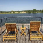 House on water Wojnowo - roof terrace