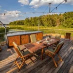 Houses on water Nowa Wies Zbaska - roof terrace