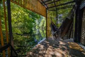 Houses on water Wysoka - hammock