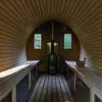 Nowa Wies Zbaska sauna interior