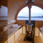 House on water Wojnowo - sauna interior